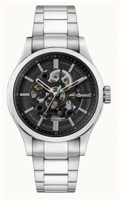 Ingersoll Het Armstrong automatische horloge met zwarte skelet wijzerplaat I06803B