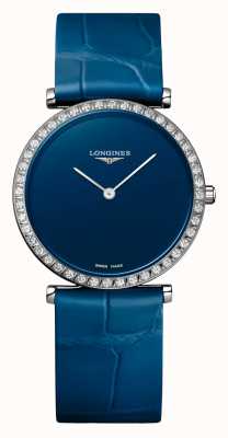 LONGINES La grande classique de longines blauwe wijzerplaat diamanten ring L45230902