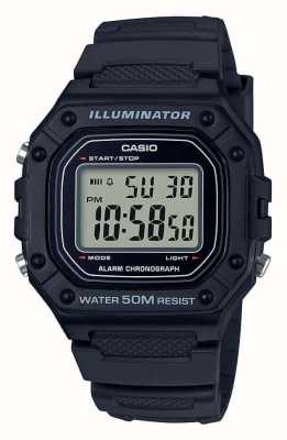 Casio Illuminator w-218 serie digitaal horloge W-218H-1AVEF