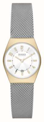 Skagen Dames grenen lille two tone milanese mesh armband SKW3051