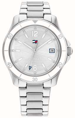 Tommy Hilfiger Brooke roestvrijstalen horloge met zilveren wijzerplaat 1782512