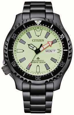 Citizen Heren automatische promaster dive black plated NY0155-58X