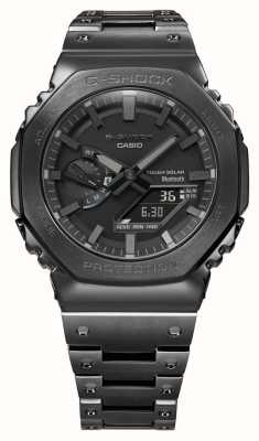 Casio G-shock herenhorloge met volledig metalen zwarte zonne-energie met bluetooth en armband GM-B2100BD-1AER