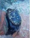 Customer picture of Elliot Brown Alleen 22 mm olijfkleurige ballistische nylon gunmetal hardware-horlogeband voor heren STR-N01