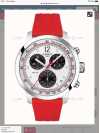 Customer picture of Tissot Prc 200 | chronograaf | zilveren wijzerplaat | rode rubberen band T1144171703702