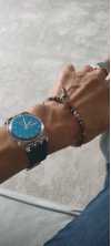 Customer picture of Swatch Blue away damesmodel editie SO28K700-S14