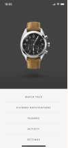 Customer picture of Kronaby Apex hybride smartwatch (43 mm) zwarte wijzerplaat / bruine Italiaanse gewaxte suède leren band S3112/1